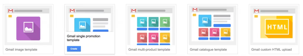 Gmail ad options